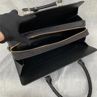 Business Style Authentic Ostrich Skin Mens Passcode Briefcase Large Shoulder Bag Genuine Exotic Leather Male Portfolio Handbag