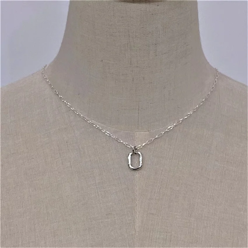 

Frame Shape Pendant Ambush Necklace Men Women Original Gift Box And Cloth Bag Accessories