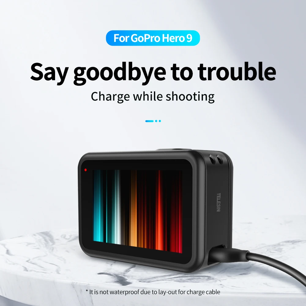 NEW For GoPro 9 Battery Side Cover Lid Removable Easy Type-C Charging Port Go Pro Hero Black Action Cam Accessories | Электроника