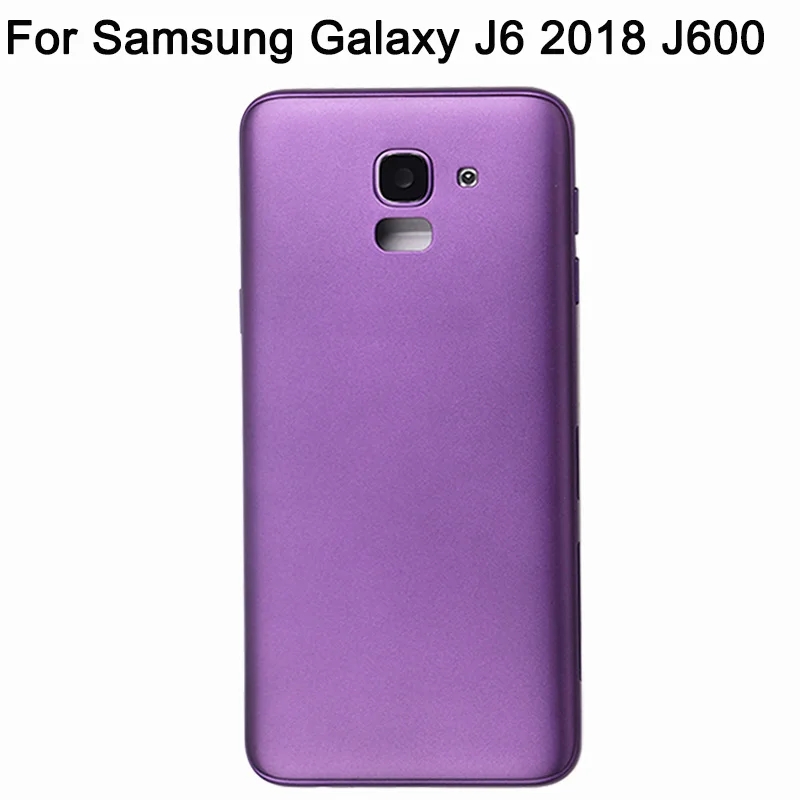 Новая крышка аккумулятора для Samsung Galaxy J6 J8 2018 J600 J600F J800 J800F задняя + средняя рамка