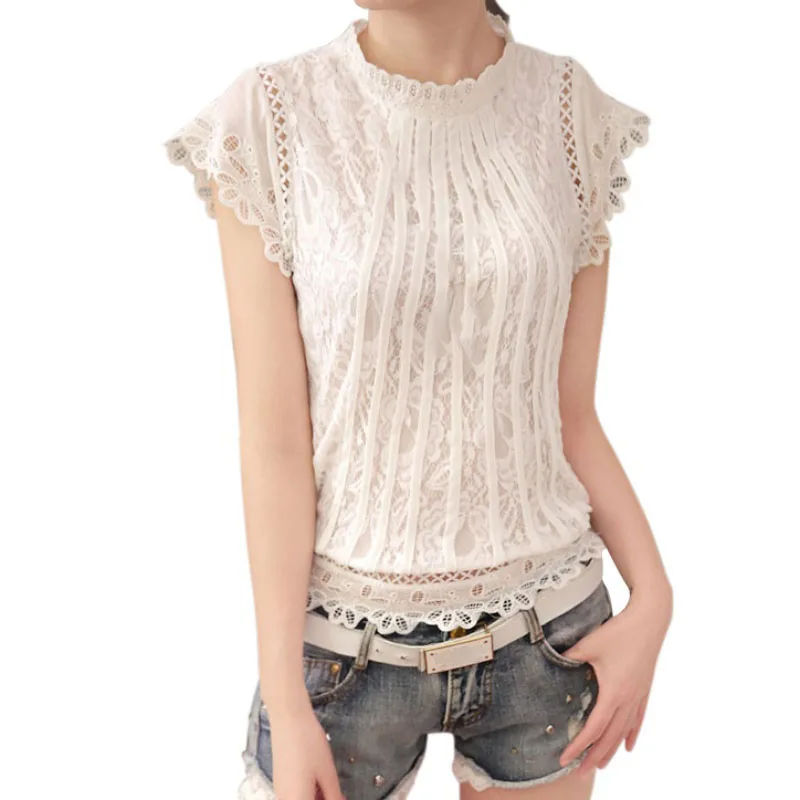 Женские блузки s 2020 летняя женская мода большой размер вязанные крючком