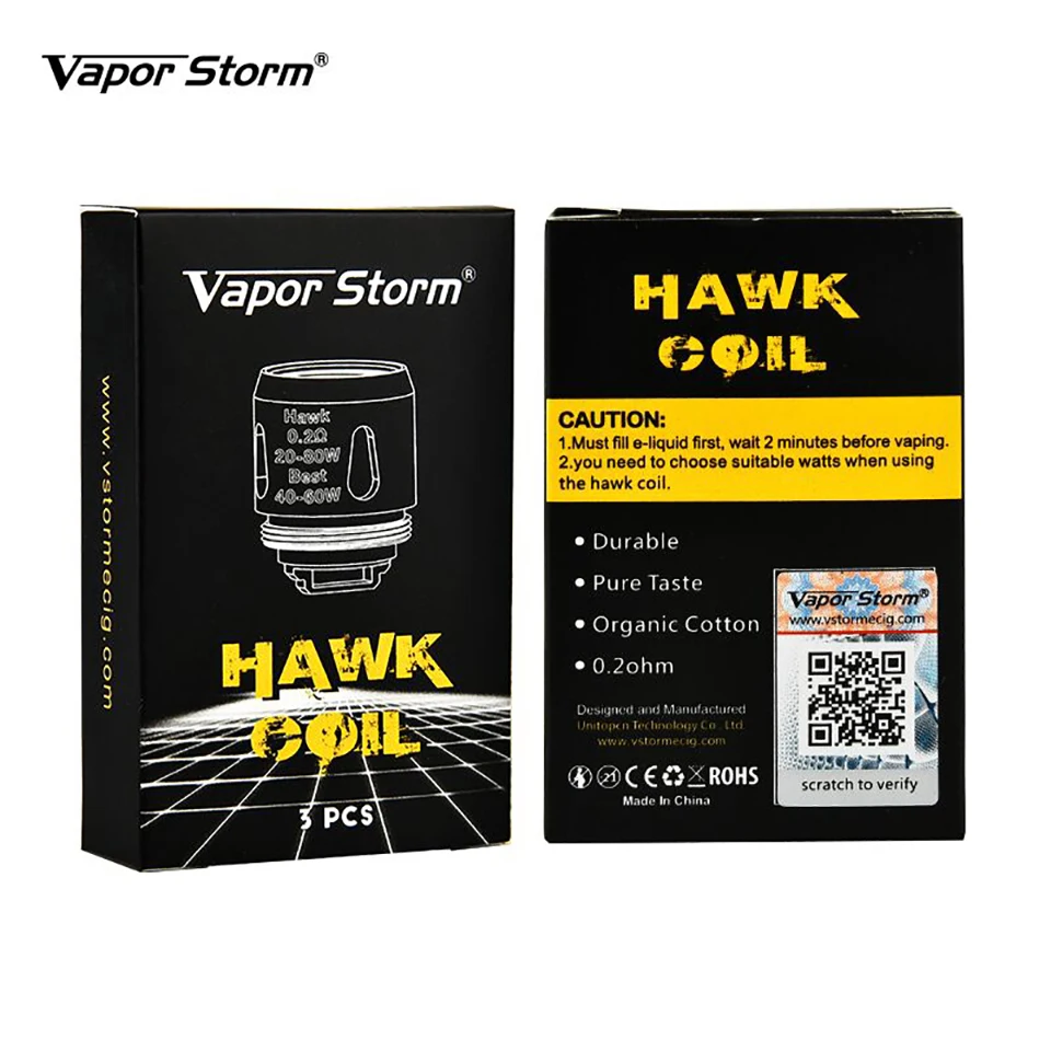 3 шт. сменная катушка для испарителя storm hawk 0 2 Ом 30 85 Вт|Испарители электронных