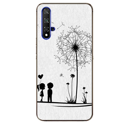 Чехол с рисунком для Huawei Nova 5 T Nova5T мягкий чехол из ТПУ задняя крышка телефона NOVA