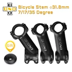 Велосипедный стержень UNO MTB Power 7 17, 35 градусов, 31,8 мм, стержень руля велосипеда 60-130 мм, запчасти для горного и дорожного велосипеда, стержни из сплава