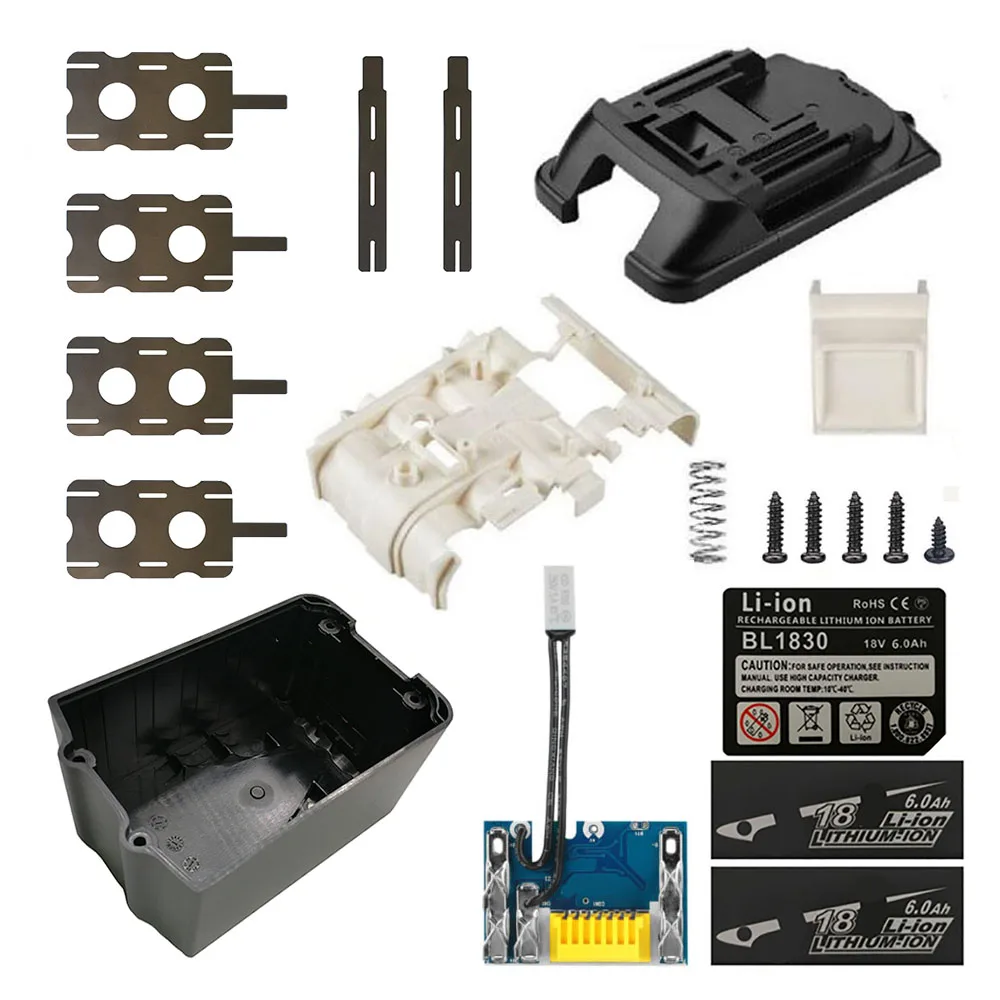 Пластиковый Чехол для аккумулятора mavpine BL1860 защитная печатная плата зарядки MAKITA