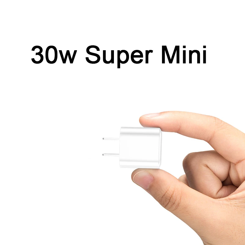 Сетевое зарядное устройство USB C 30 Вт для MacBook Pro/Air iPad Pro iPhone 11 Max Nexus 6 P LG G6 Pixel MateBook |
