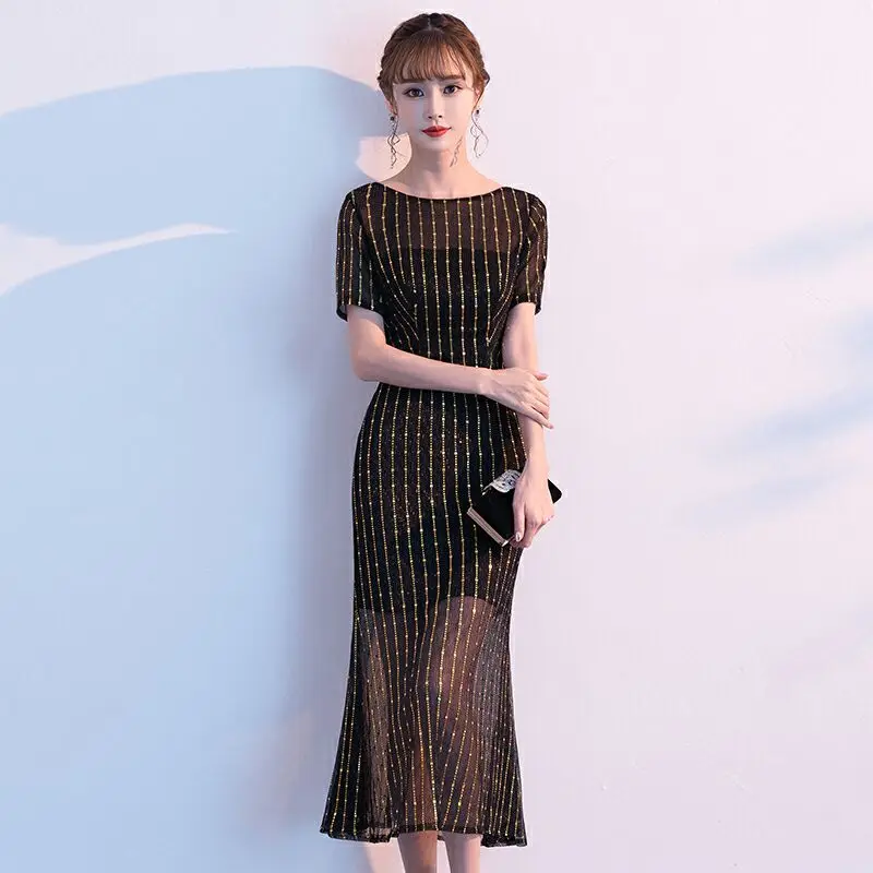 Little black dresses elegant robe de mariage femme evening Dresses Moroccan Kaftan Formal party prom vestidos de fiesta de noche