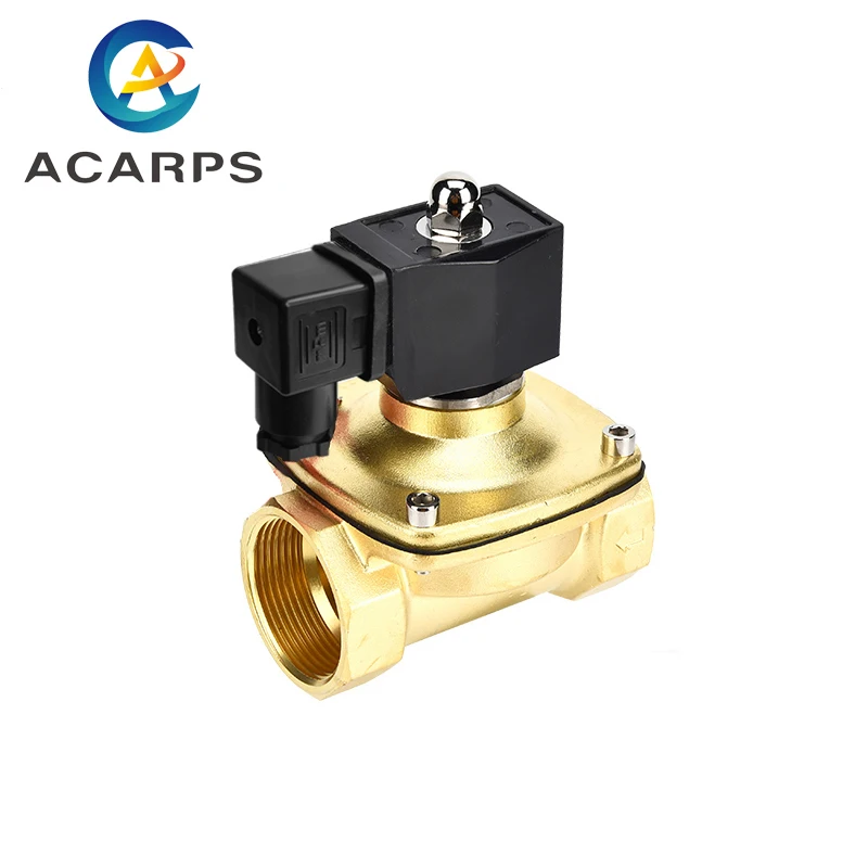 

1-1/4" Brass Normally Closed Solenoid Valve IP65 Fully Enclosed Liquefied Petroleum Gas Natural Gas Switch Valve Water Valve