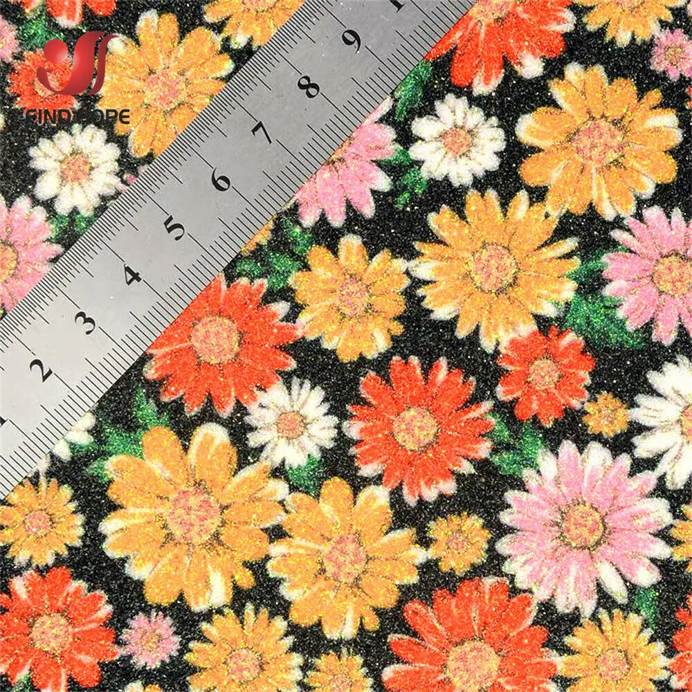 Блестящая брошь с цветочным принтом в виде маргаритки 20 х30 см | Дом и сад