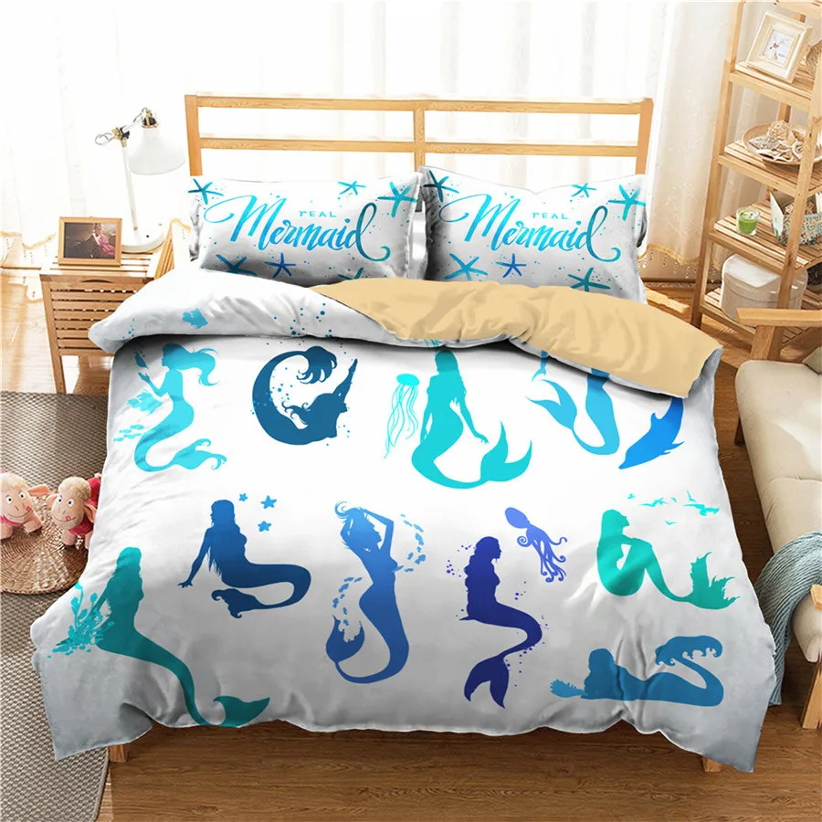 Комплект постельного белья с 3D принтом пододеяльник постельное белье домашний