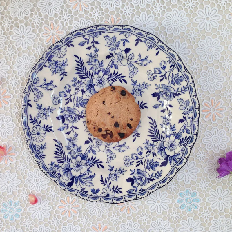 Johnson Brothers оригинальный синий и белый фарфор Западная посуда тарелка миска лапша