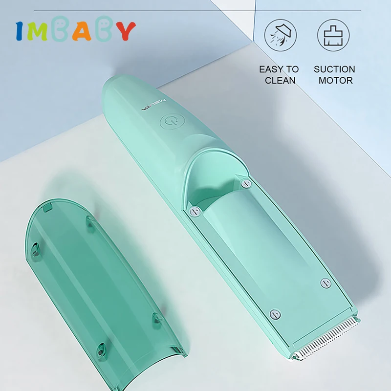 IMBABY Child Hair Clipper Automatic Gather Hair Trimmer Adult Kids Mute Sleep Waterproof Baby liss hair Home-Use Haircut
