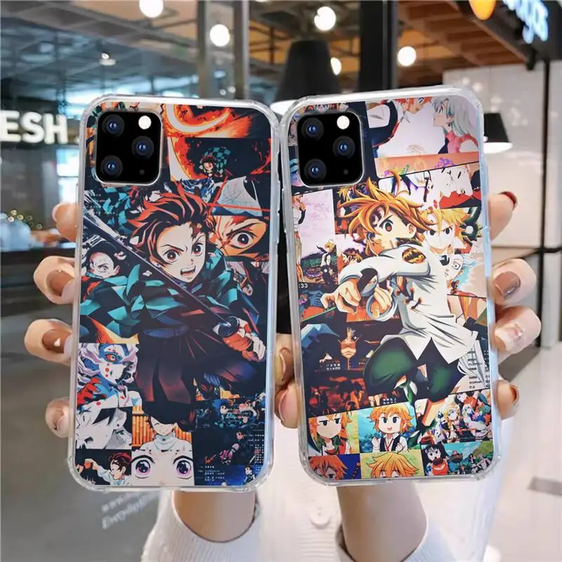 Японский Аниме Коллекция телефонный чехол для Iphone 11 12 Pro Max 5s 6 6s 7 8 Plus X Xs XR SE 2020