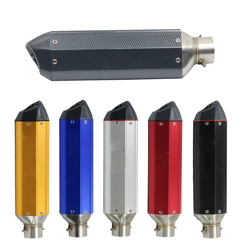 51 мм Универсальная выхлопная труба мотоцикла 470 длинный тип с дБ убийца AK