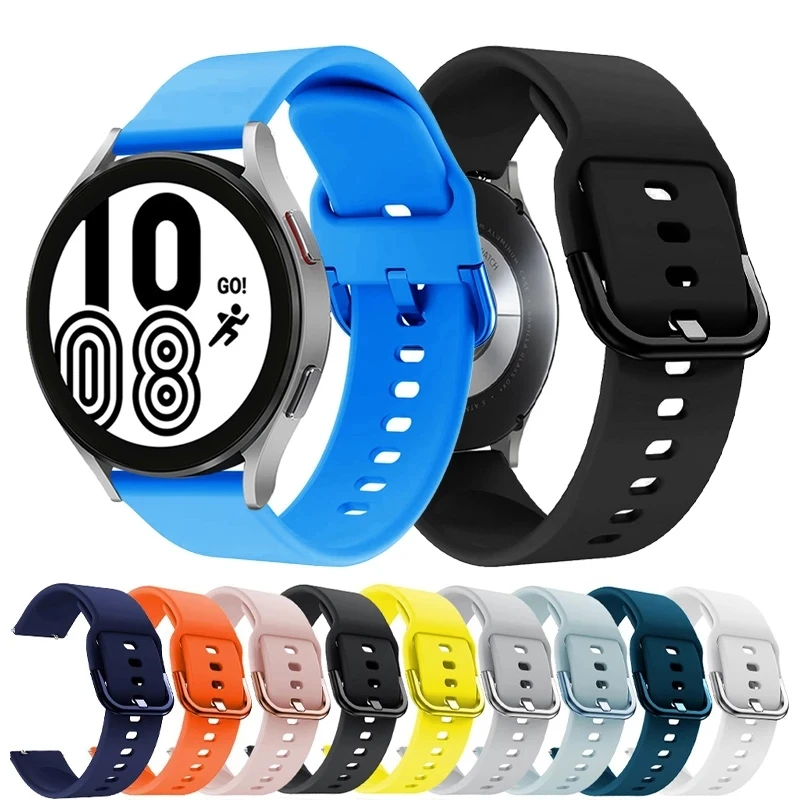 

Ремешок 20 мм для Samsung Galaxy Watch 4 40 мм 42 мм 44 мм, спортивный браслет для Gear, наручные часы Samsung Galaxy Watch Active 2 40 мм 44 мм 46 мм