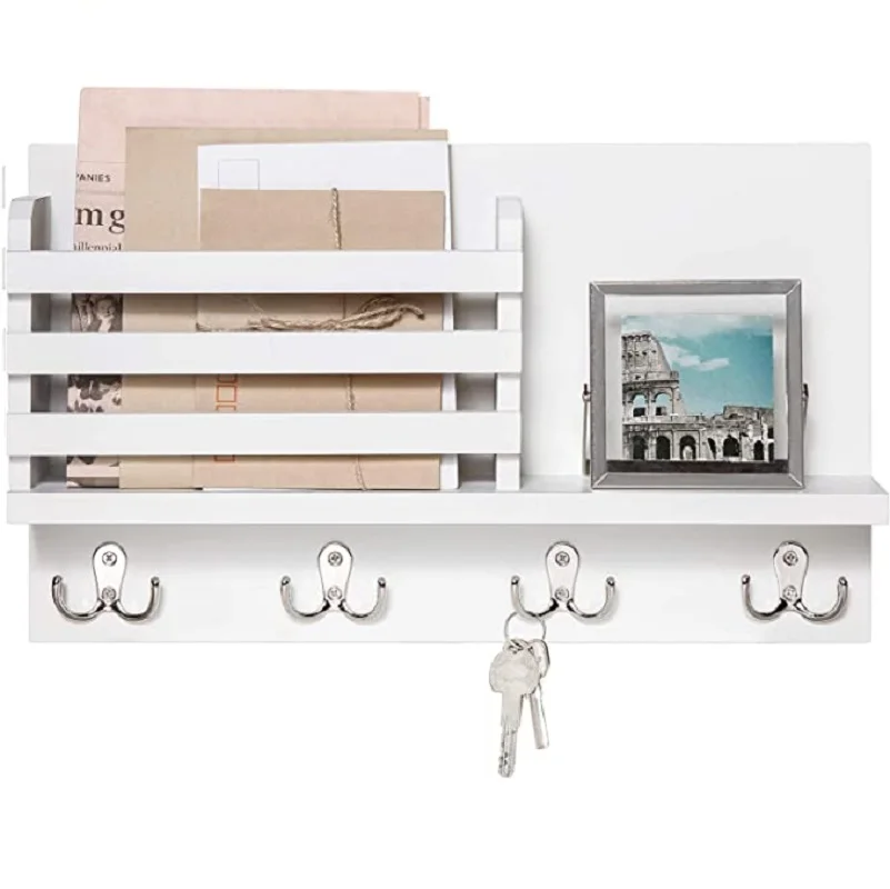 Настенная вешалка для ключей в рустикальном стиле держатель крючок пальто собак