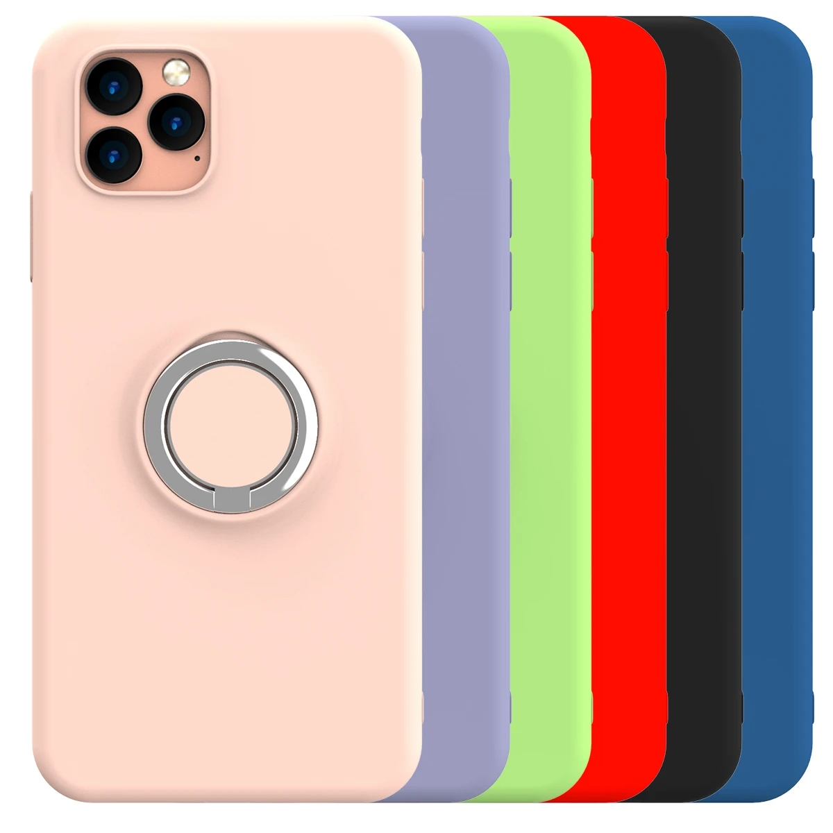 Чехол для Apple iPhone 11 Pro Max 6 S 7 8 Plus X XS MAX XR милый карамельный цвет Мягкий Силиконовый