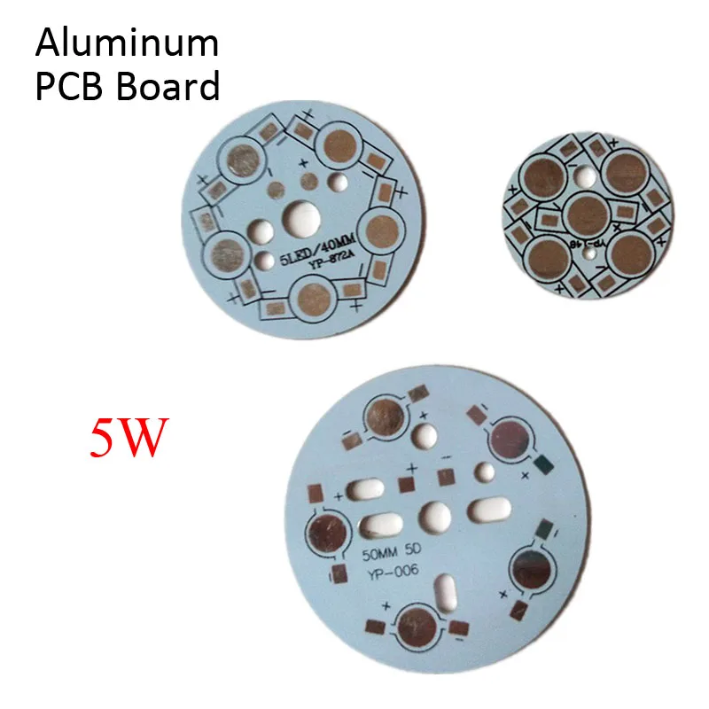 5 Вт радиатор bulib свет алюминиевая основа для Светодиодный бисер печатная плата