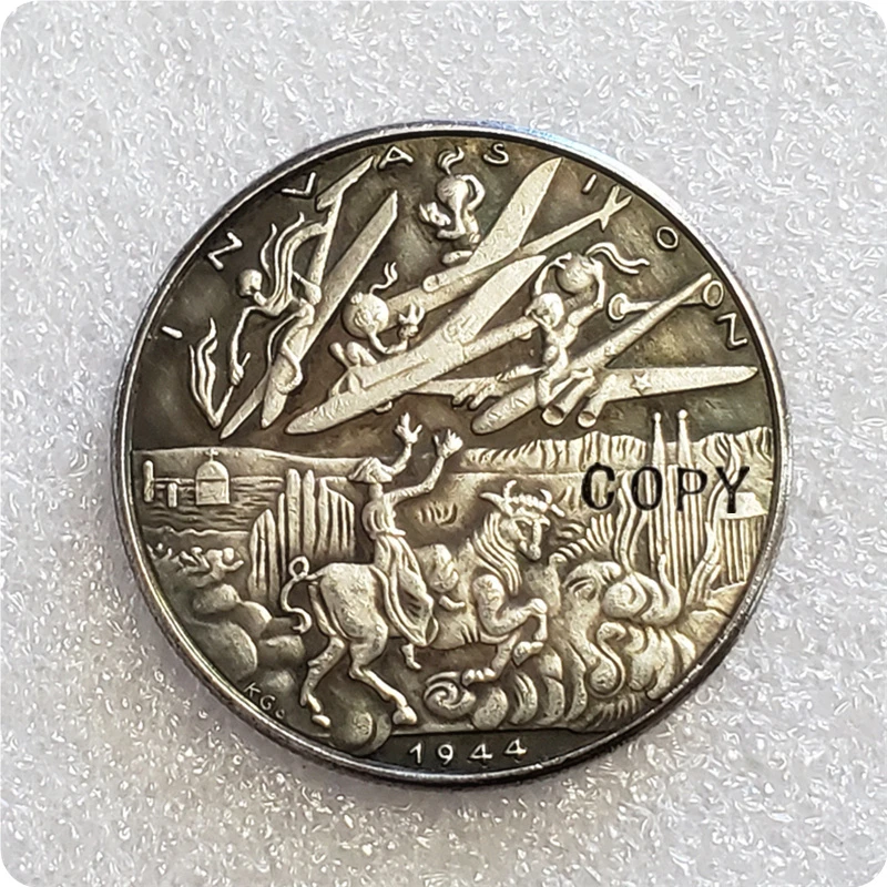 1944 немецкая копия Карла гетца|Безвалютные монеты| |