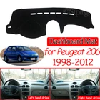 Нескользящий коврик для приборной панели, Солнцезащитный коврик, защитный ковер, аксессуары для Peugeot 1998 1999 2000 2001 2002 2003 2004 2005 2006