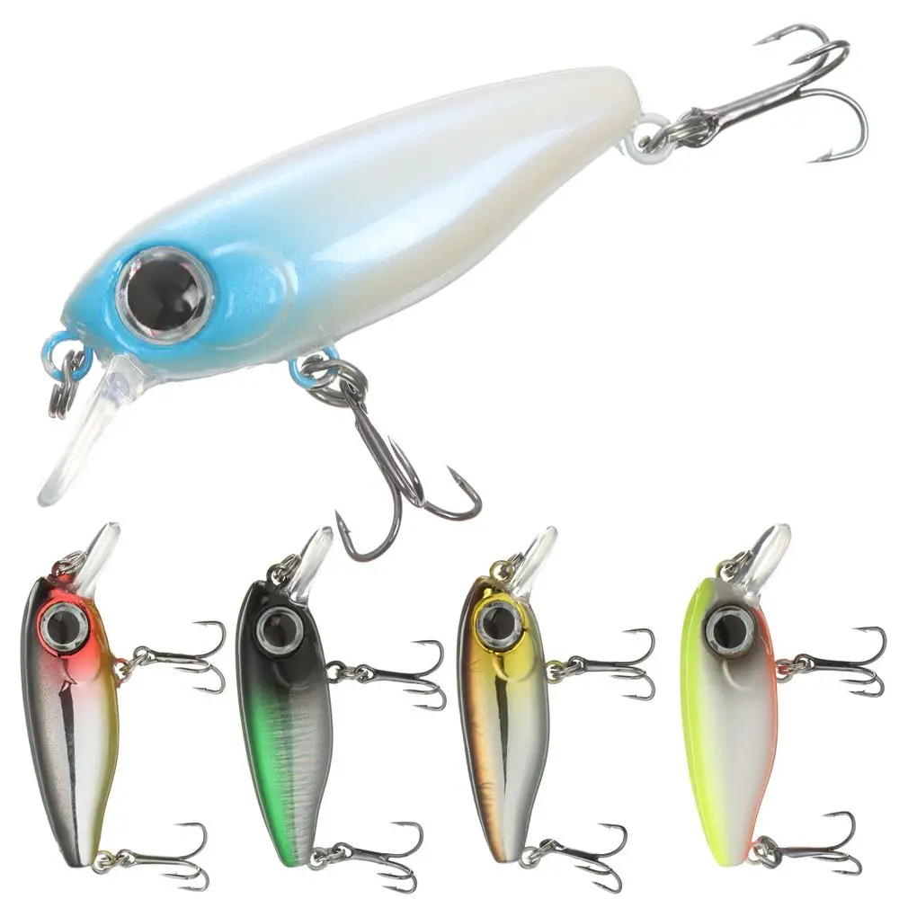 

Fishing Gear Japanese Lure Bait Mino Slow Sinking Submerged 43mm/3g Bionic Bait Laser Body 3D Red-eyed Horsemouth Bass