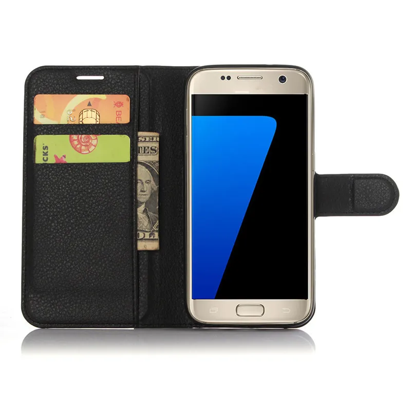 Leather Flip Case For Samsung Galaxy S7 Wallet Magnetic Cover Samsung Galaxy S7 Edge Case For Samsung S7 S 7 Phone Coque Hoesje