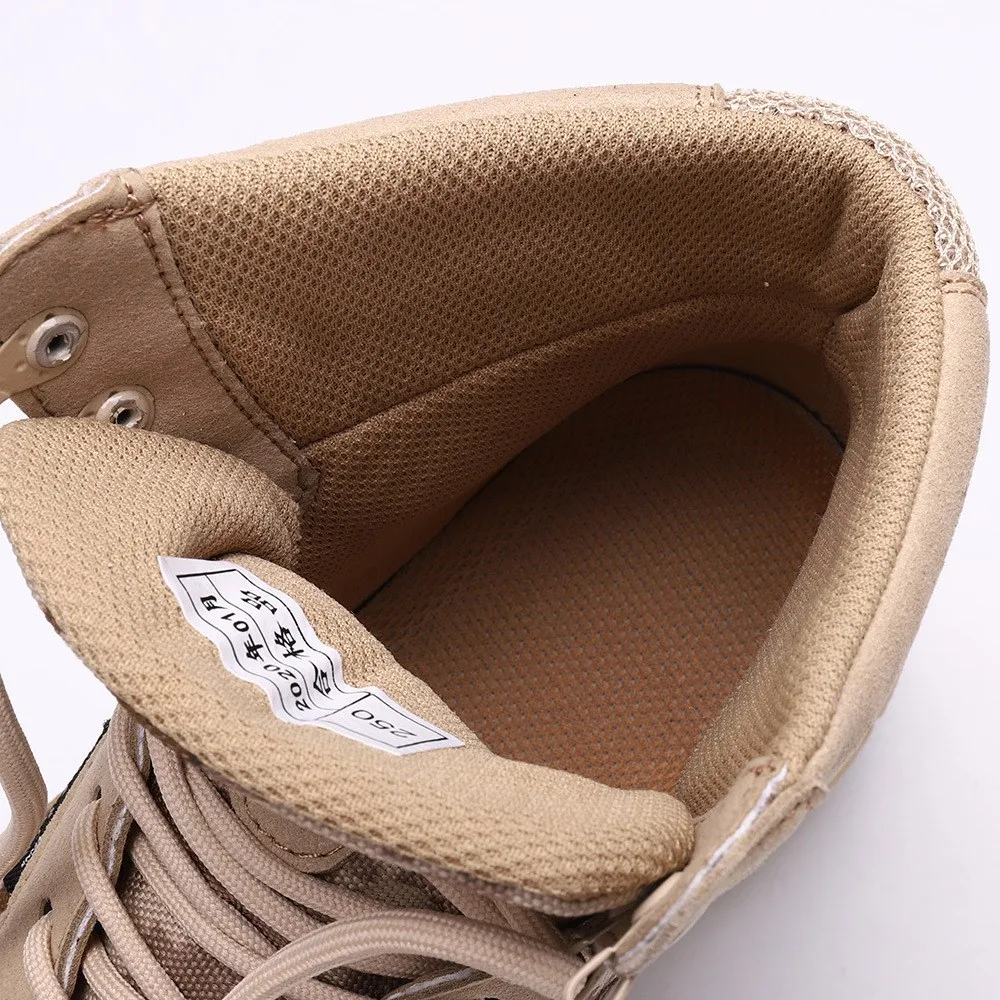 

Tactical Boots Men Outdoor Non-slip Hiking Shoes Spring Summer Breathable Desert Military Boot Army Fans Combat Training Shoe
