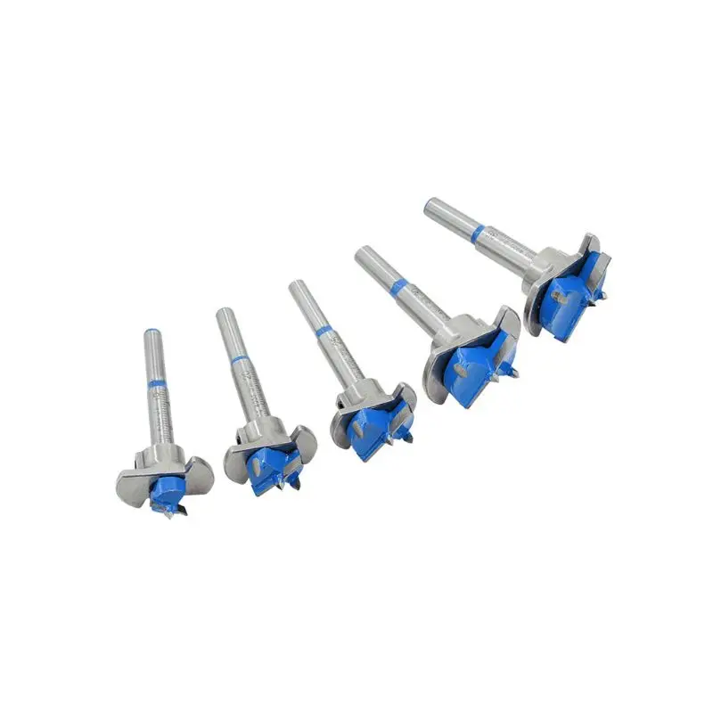 

5pcs Adjustable Carbide Forstner Drill Bits Hinge Hole Opener Boring Tipped Drilling Tool Woodworking Cutter