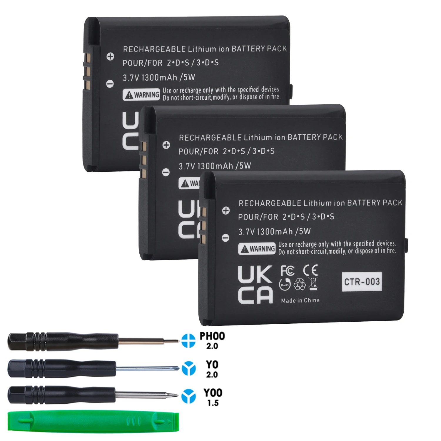 3x1300 мАч CTR 003 CTR003 Перезаряжаемые Батарея для Nintendo 3DS N3DS консоли|Батареи| |