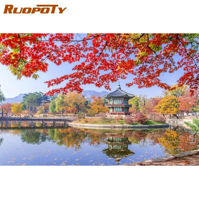 

Набор для рисования по номерам на холсте, 60x75 см