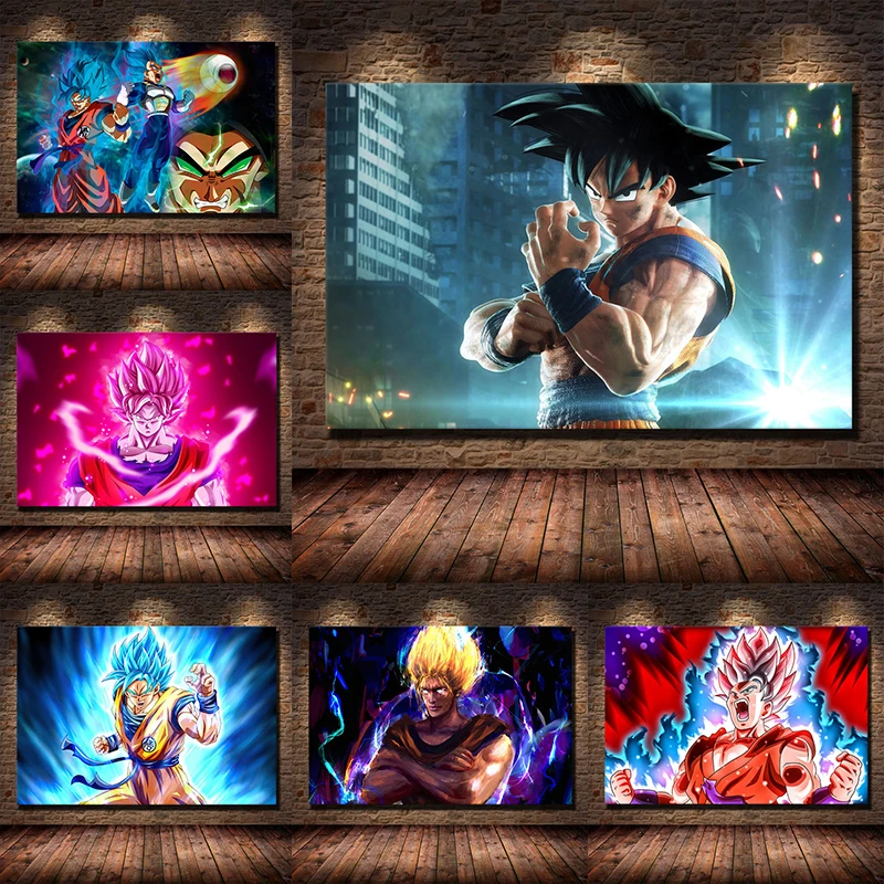 

Dragon Ball Poster Japanese Anime Kakarot Wall Art Canvas Paintings and Prints Modern Living Room Children Room Decoration Pictu