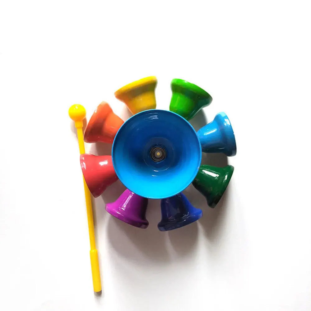 

1pc 8-tone Melody Bell 8-tone Rotary Bell Durable Wooden Metal Puzzle