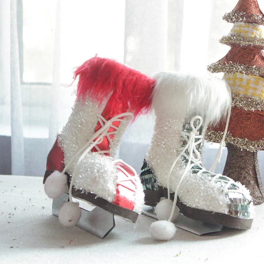 9-дюймовые рождественские украшения сани Рождественские Подвески для новогодней