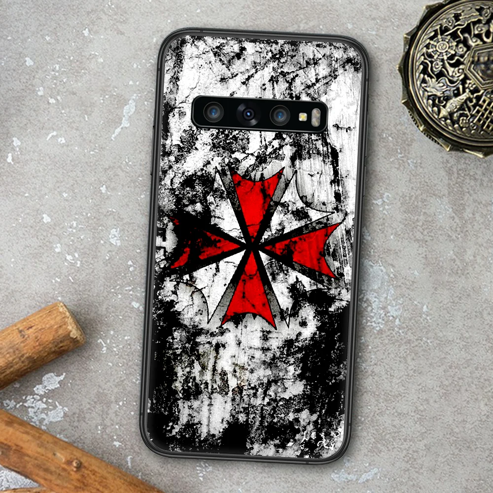 

Resident red Evil Umbrella Phone Case For Samsung Galaxy Note S 8 9 10 20 Plus E Lite Uitra black Bumper Tpu Coque Luxury Etui