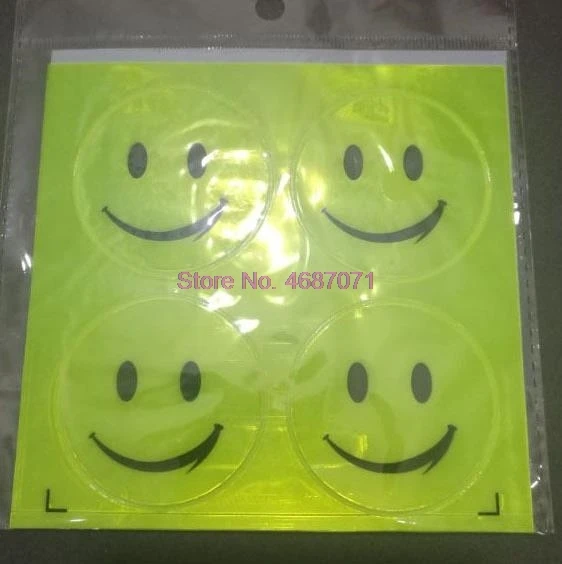 1000 шт. светоотражающие наклейки на велосипед со смайликом|Наклейки велосипед| |