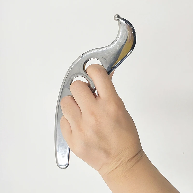 Массажер гуаша из нержавеющей стали 304 скребок для Массажа Гуаша массажер