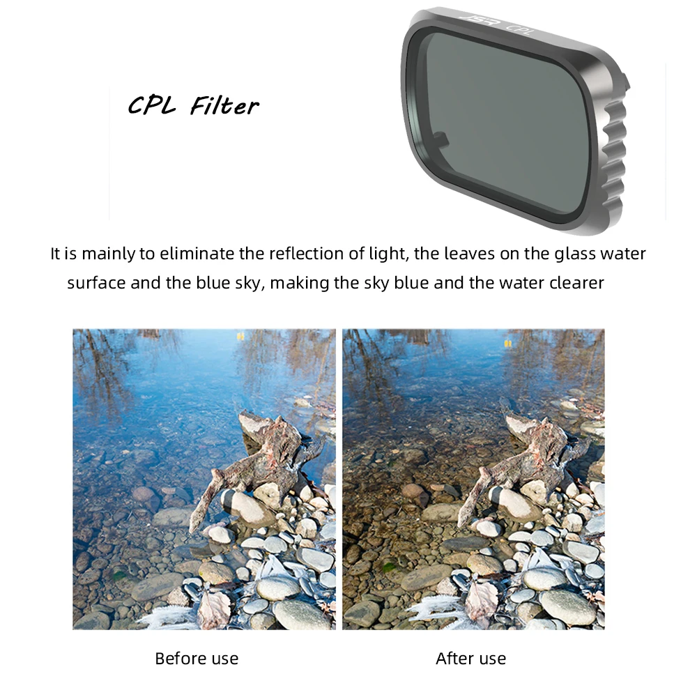 Camera Filters Kit for DJI Air 2S Drone Filter UV/CPL/NDPL 8/16/32/64 ND1000 Star Night Combo Lens Quadcopter Accessories | Электроника