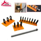 Набор инструментов для удаления вмятин без покраски, комплект оранжевых приспособлений для клея