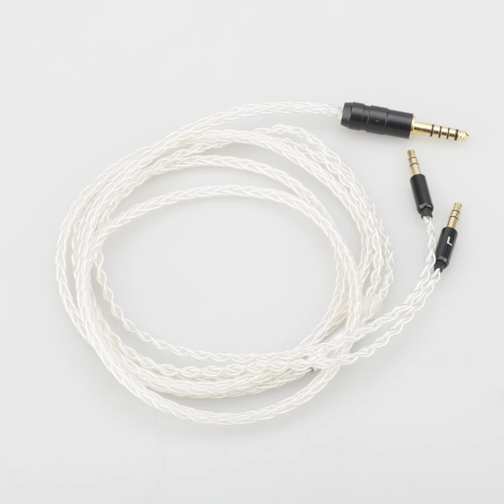 

2020 HIFI 8 Cores 7N OCC Silver Plated OCC Balanced Headphone upgrade cord cable For Hifiman SUNDARA he400i he400s HE560