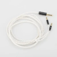 new hifi 8 cores 7n occ silver plated occ balanced headphone upgrade cord cable for hifiman sundara he400i he400s he560