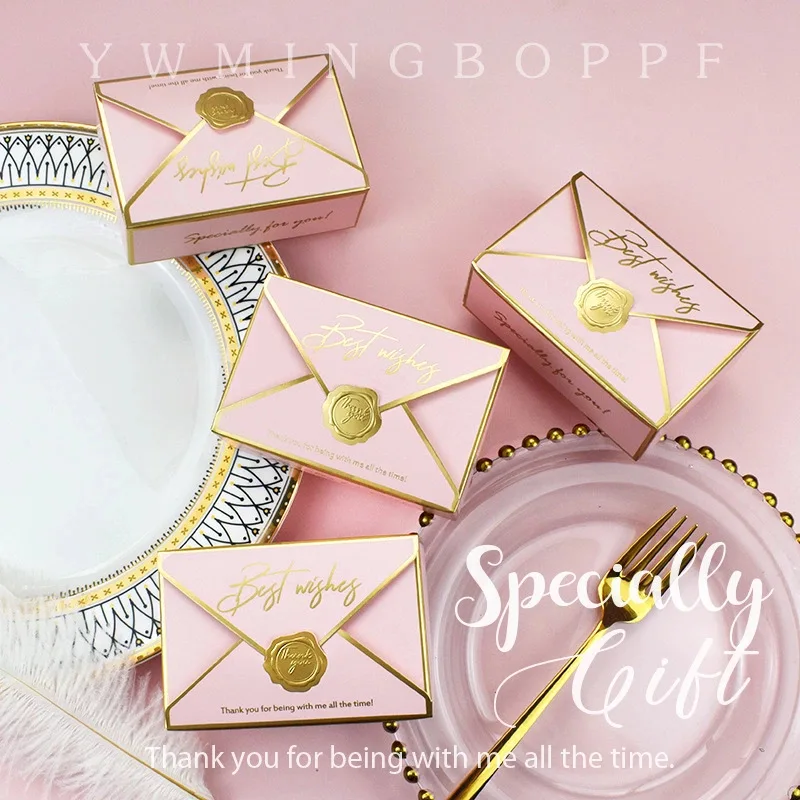 100 шт./компл. коробка конфет текстовые &quotнаилучшие пожелания&quot Прямоугольная