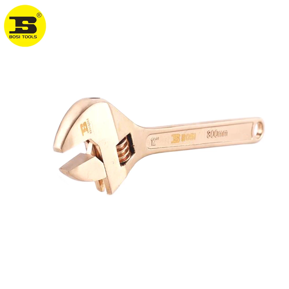 Профессиональный регулируемый гаечный ключ BOSI 12 дюймов не Искрящийся магнитный