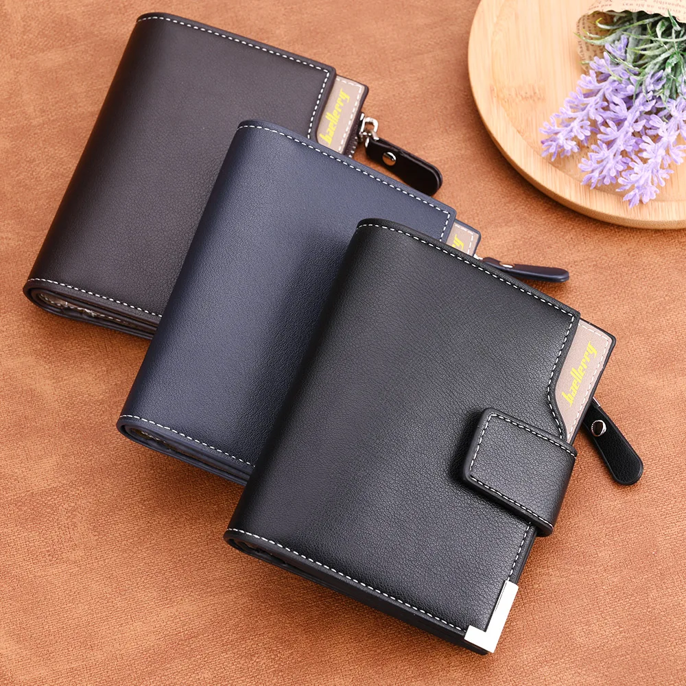 Мужской кожаный бумажник Gemeer мужские бумажники кошельки Короткий Кожаный