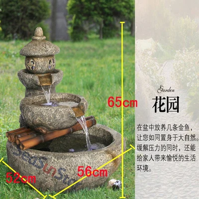 Креативный фонтан для воды ландшафтное украшение простой европейский стиль