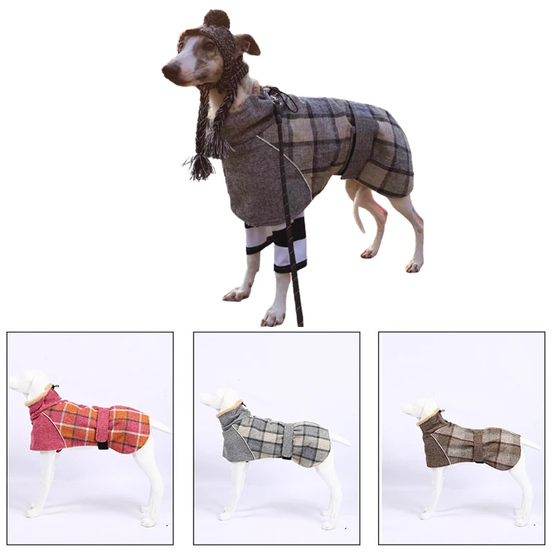 

Pet Dog Clothes Winter Warm Dog Coat With Windproof Soft Fur Collar For Medium Large Dogs Dobermann Clothing Dog Accessories