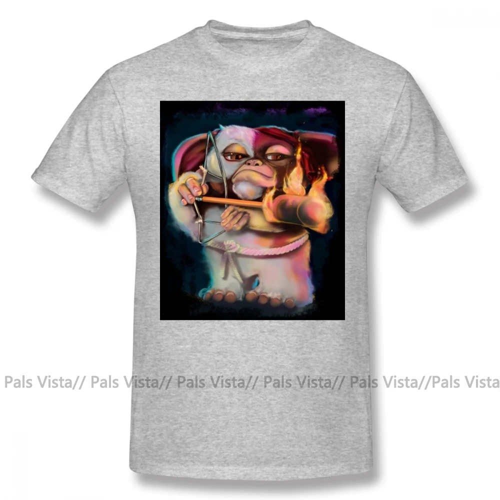 Хлопковая футболка Gizmo 4xl с коротким рукавом Классическая мужская забавная