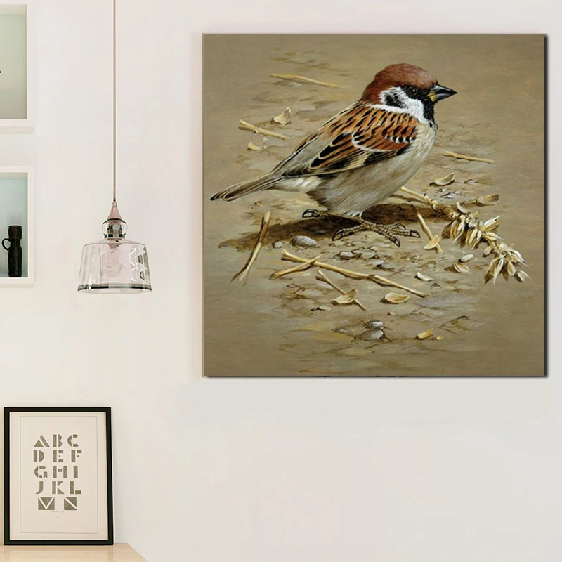 5D алмазная живопись сделай сам вышивка крестиком натуральная Птица