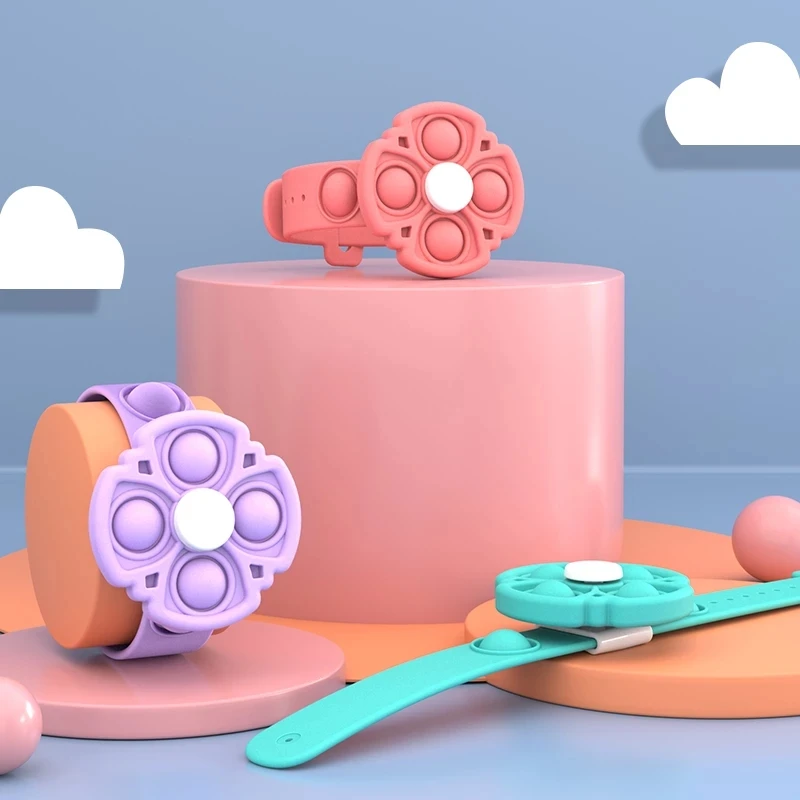 Фиджет-Спиннер с регулируемой яркостью для детей и взрослых игрушки силиконовый