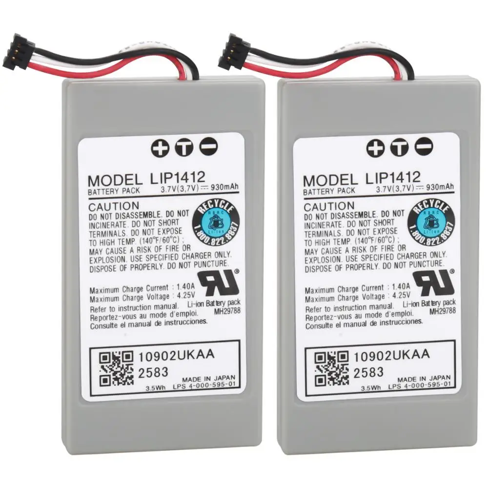 2 шт 3 7 V 930mAh аккумуляторная батарея Замена для Sony PSP GO N1000/N1001/N1002/N1003/N1004|Батареи| |