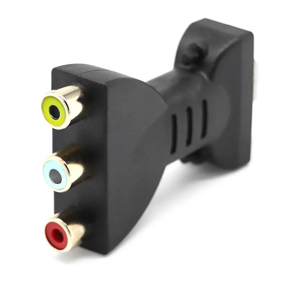 Высококачественный HDMI штекер на 3 RGB RCA видео аудио адаптер AV компонентный